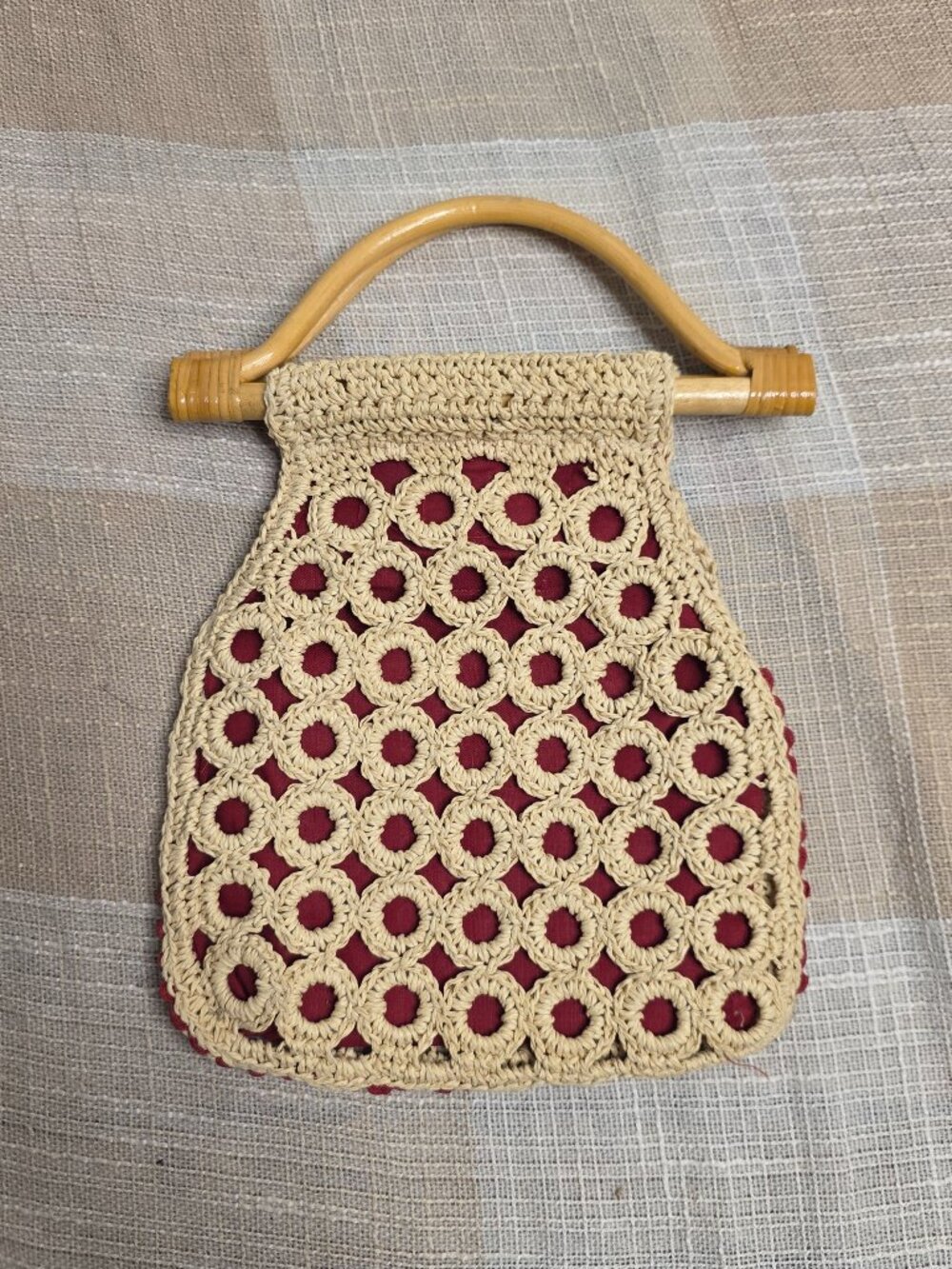 y2k Mary Kate & Ashley McBling Boho Hippie Coastal Cowgirl Macrame Mini Clutch